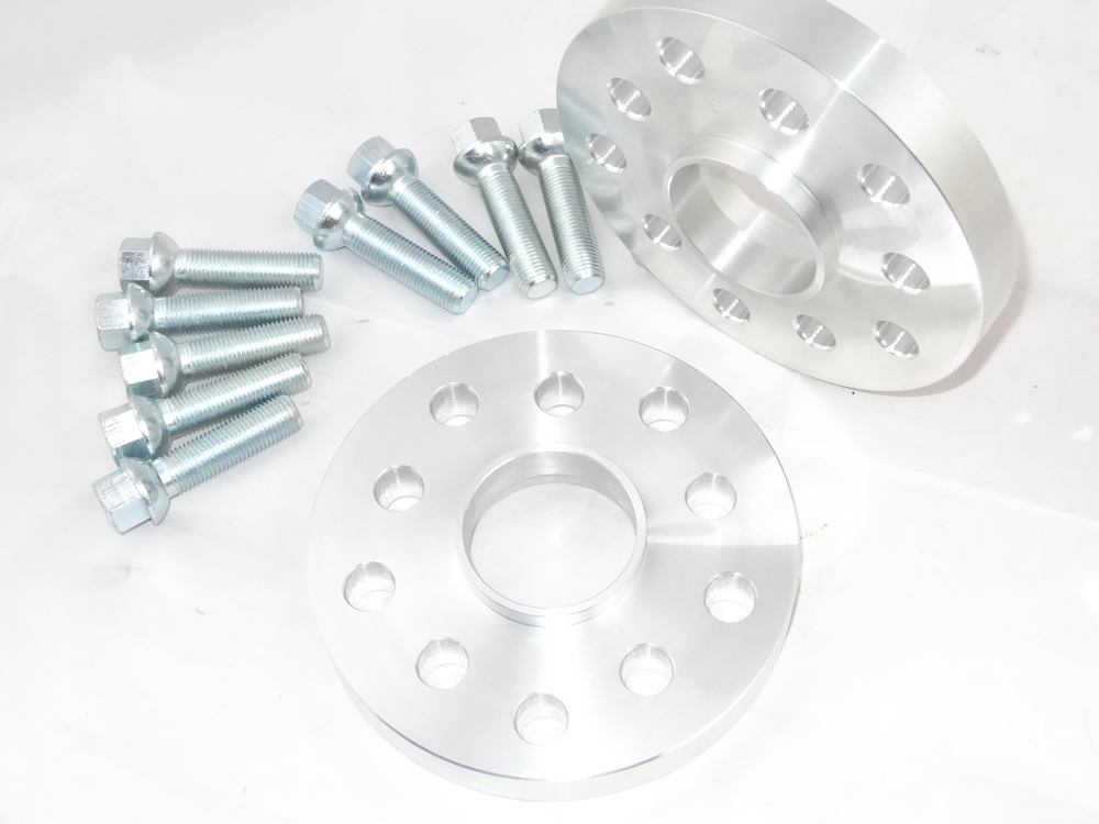 DYSTANSE 20mm 5x100 mm i 5x112 mm + 10 ŚRUB M14x1,5 do Audi , Volkswagen